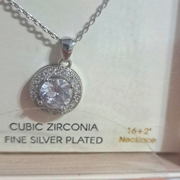 NEW NICOLA PARISI FINE SILVER PLATED CUBIC ZIRCONIA SET - Picture 4 of 6